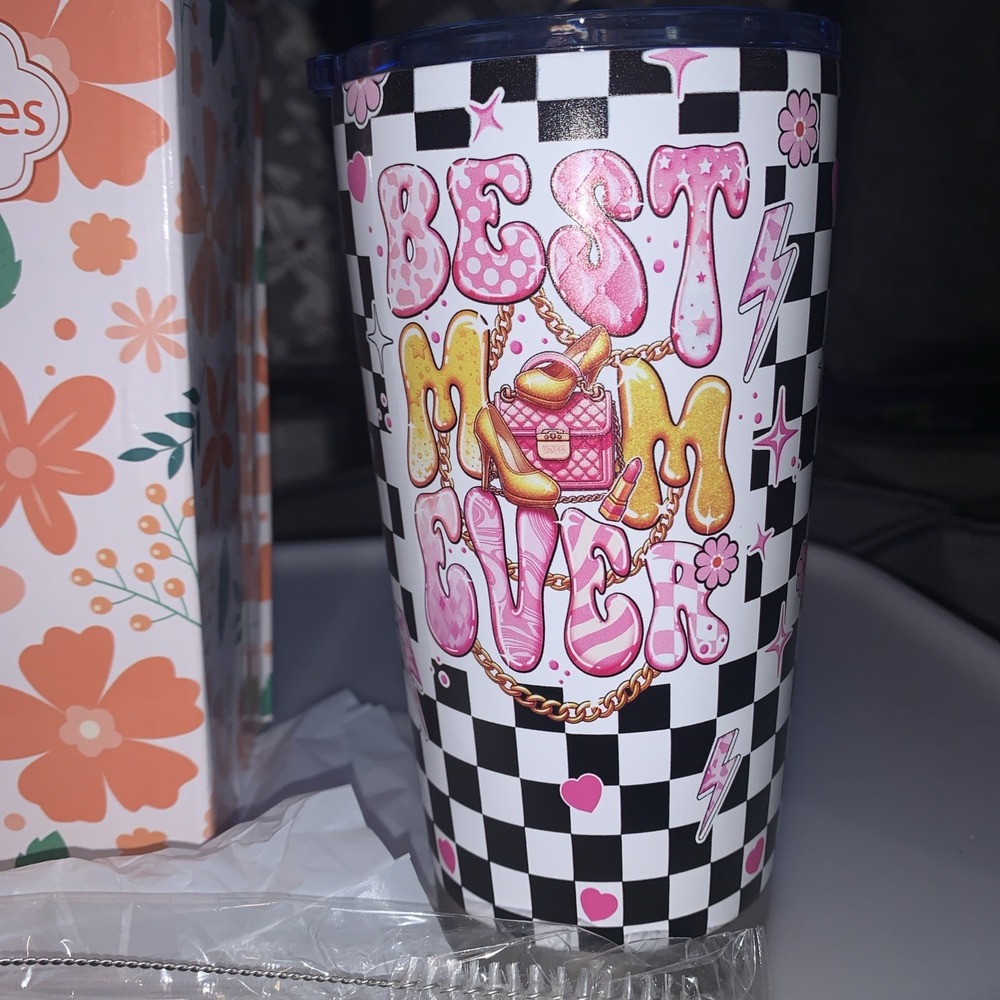 Best Mom Ever Tumbler,  Birthday, Mother's Day, Gift Thank You- 20 Oz Tumbler